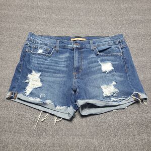 Joe's Womens Shorts W32 Cut Off Hot Mom Distressed Jeans Beach Party Denim Pants
